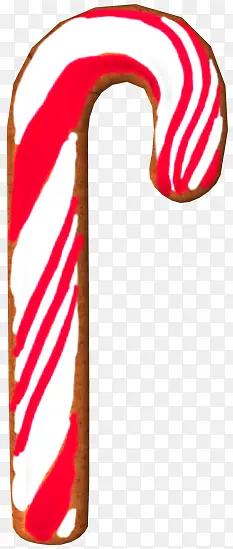 圣诞条纹拐杖