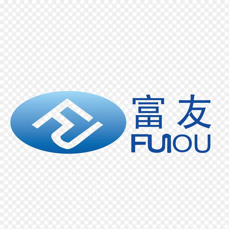 蓝色渐变富友元素PNG图片素材下载_图片编号qxzaazoq-免抠素材网