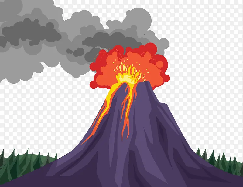 火山爆发