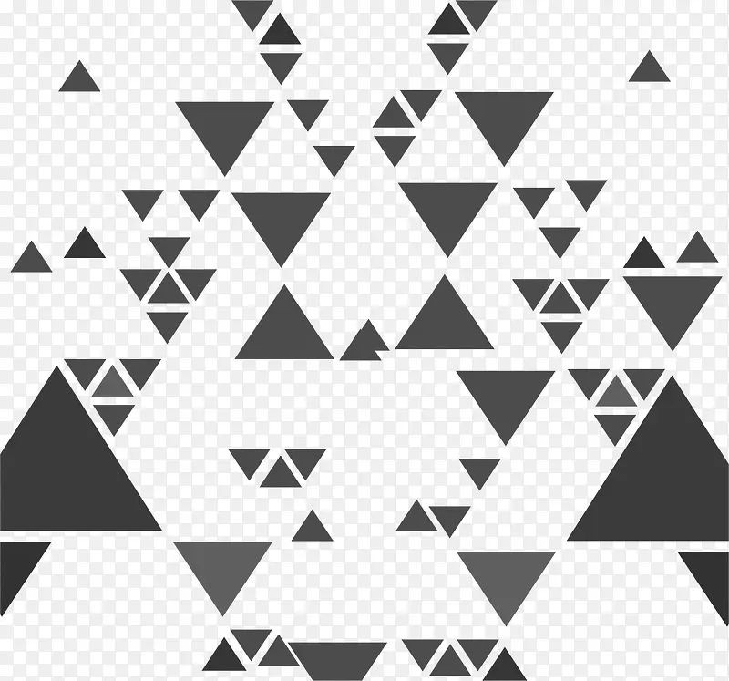 灰色三角块几何背景