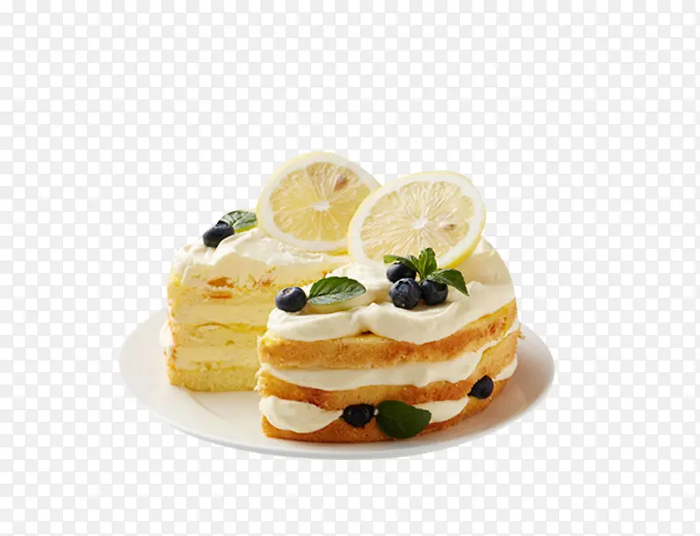 多层水果裸蛋糕素材