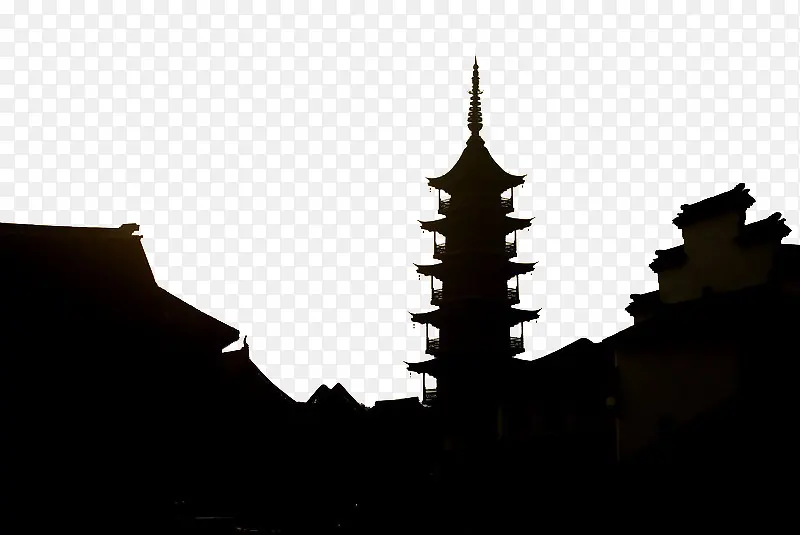 古镇古塔