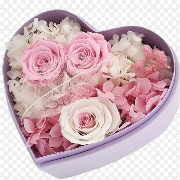 粉色玫瑰礼盒