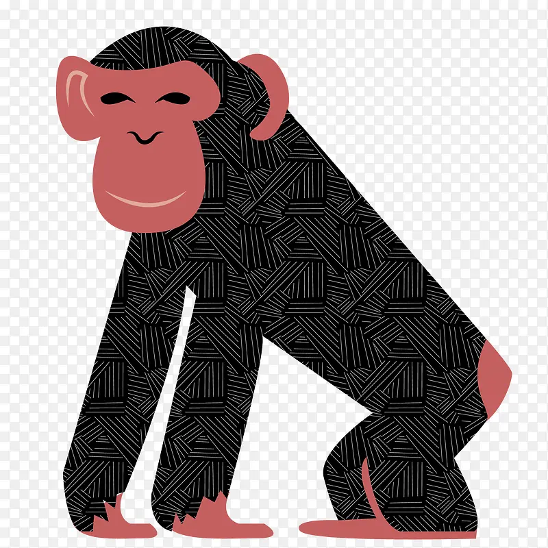 卡通创意猴子动物设计
