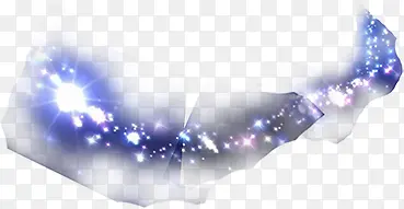 蓝色星光碎片背景素材