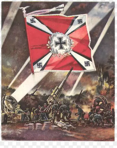 纳粹旗炮兵战斗场面