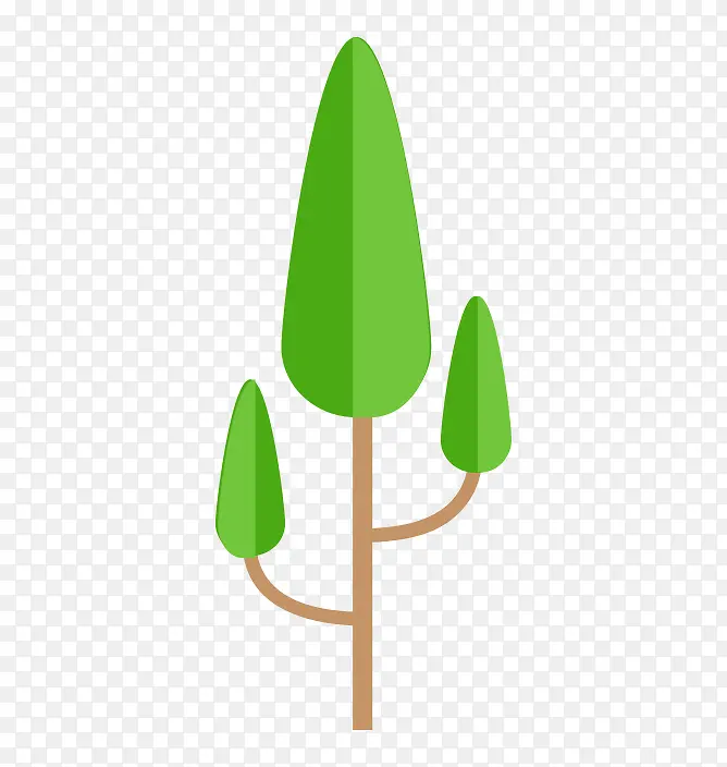 卡通树木植物扁平30