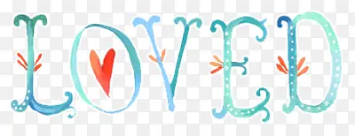 love艺术字