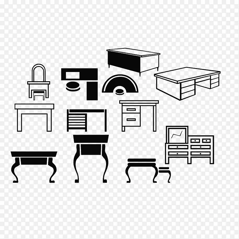 家具家居手绘图