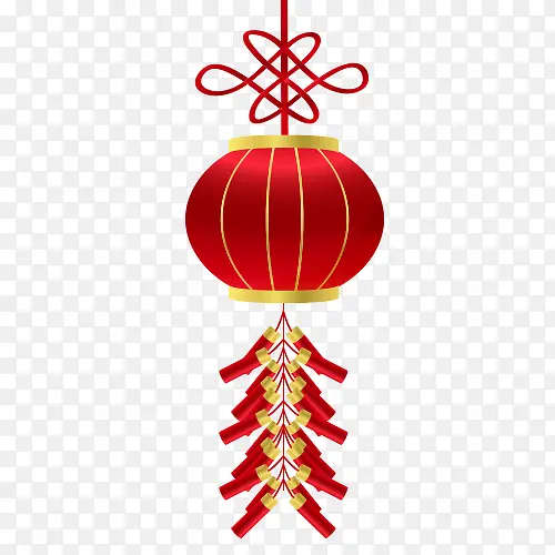 红色喜庆装饰新年灯笼装饰图