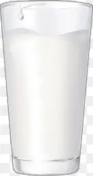 白色牛奶杯子标志图标