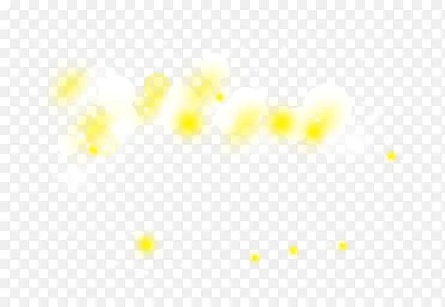 白色星光和黄白斑点