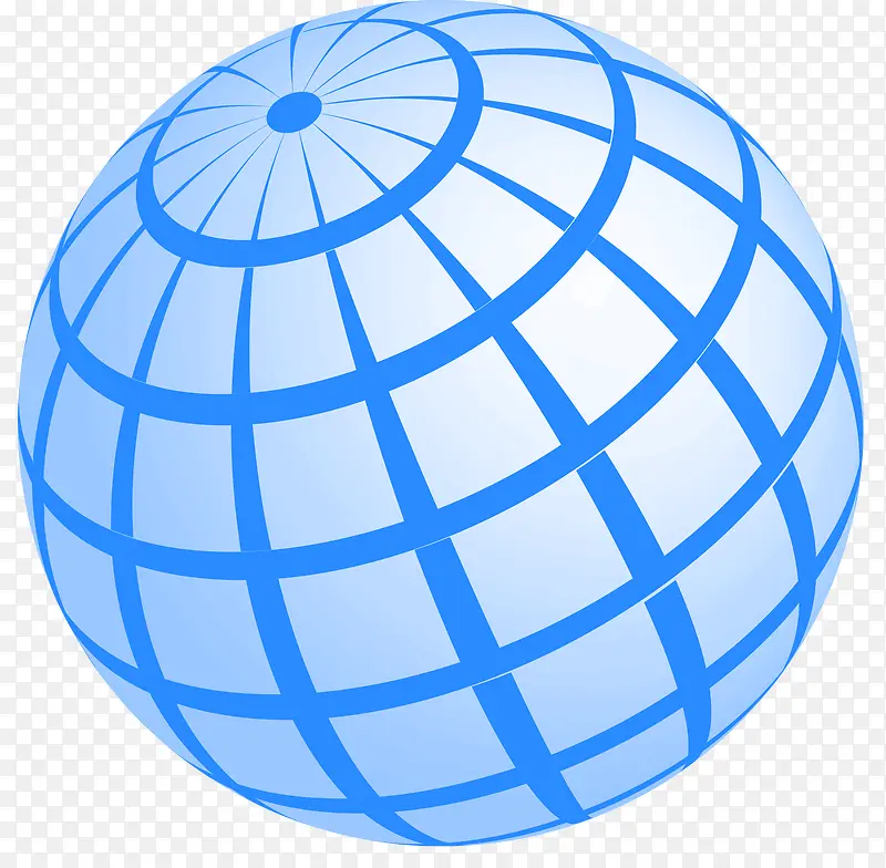 中心圆环矢量网状球体