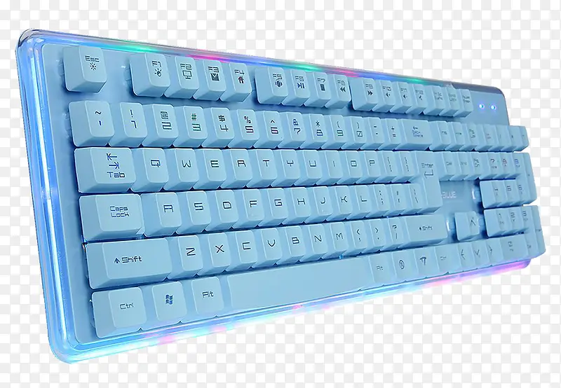 蓝色键盘