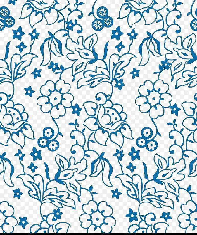 鲜花底纹