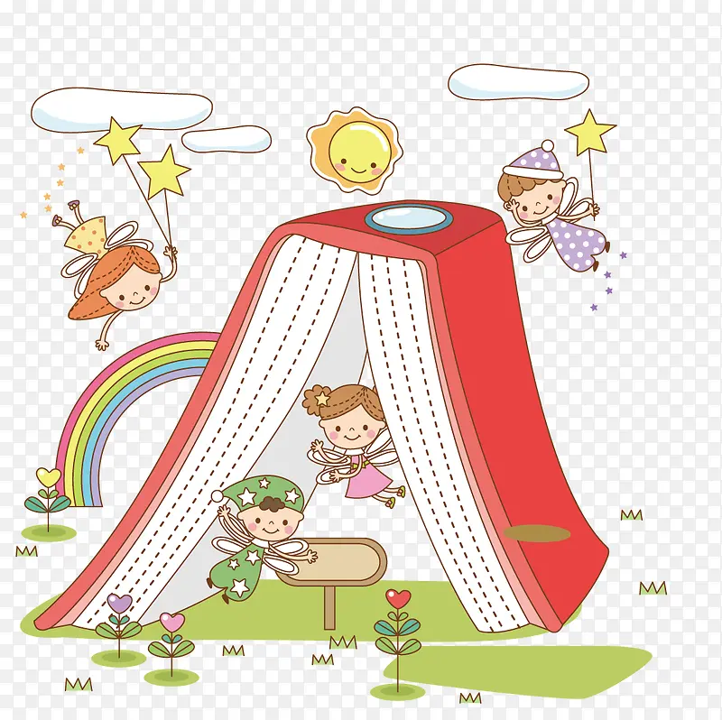 五角星矢量小天使