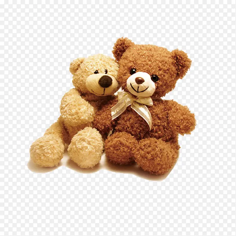 两只婚庆装饰毛绒玩具泰迪熊