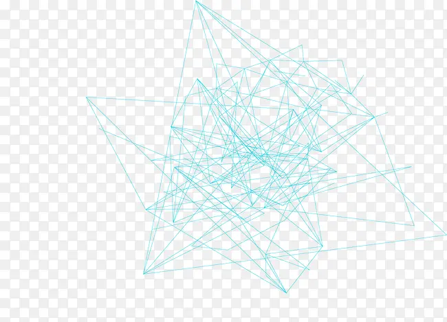 抽象几何线条折线
