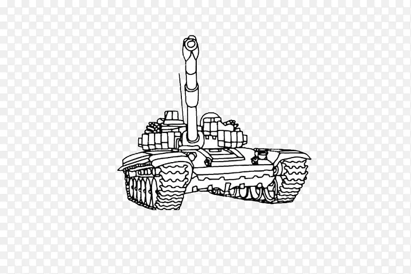 坦克游戏美式现代坦克正面psd