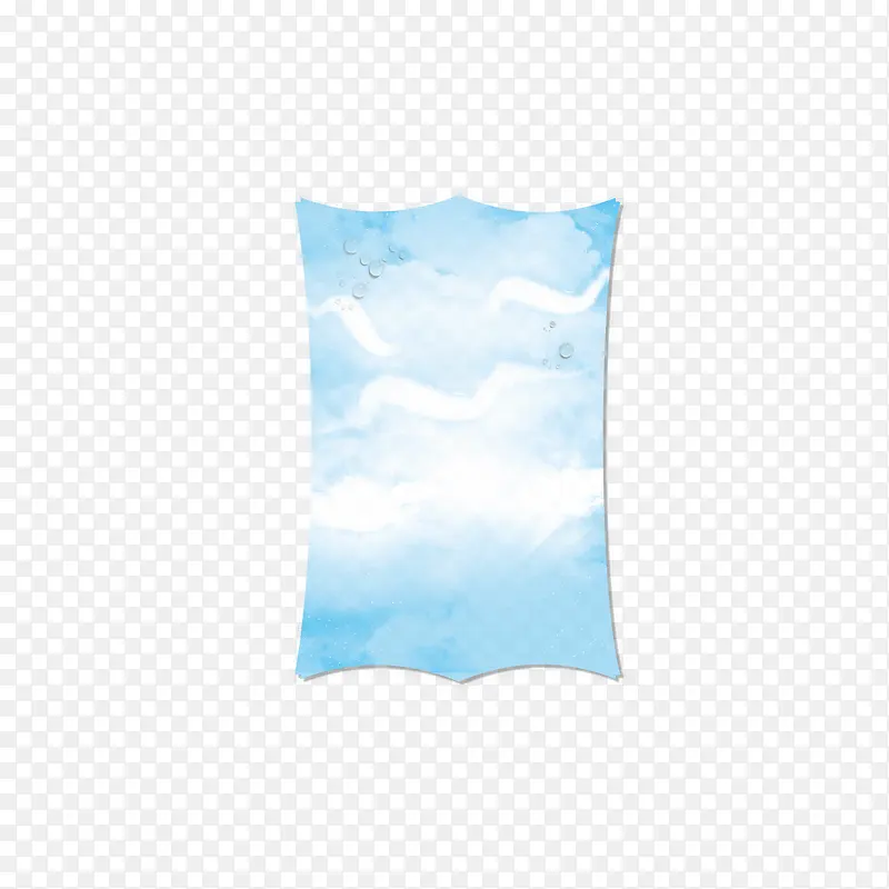 蓝色清新水波纹背景