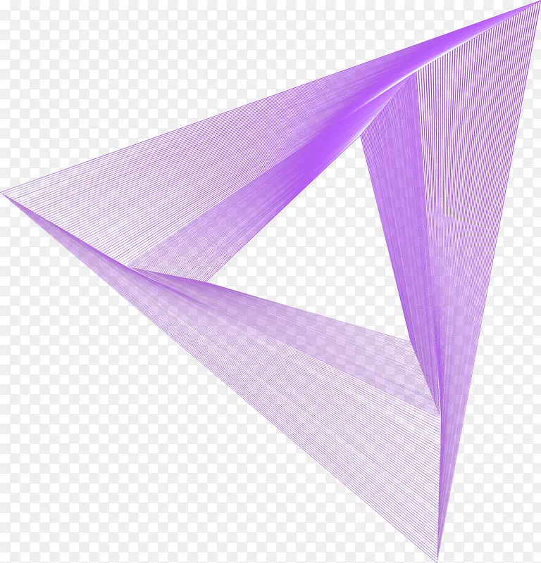 紫色几何三角形