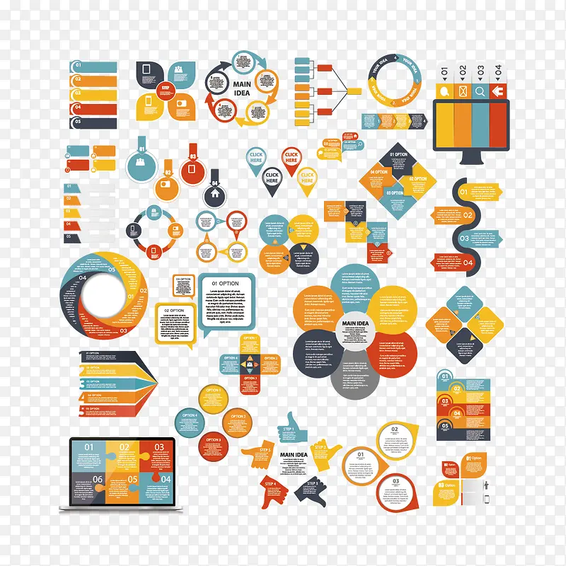 矢量ppt素材PNG图片素材下载_图片编号qkranwmy-免抠素材网