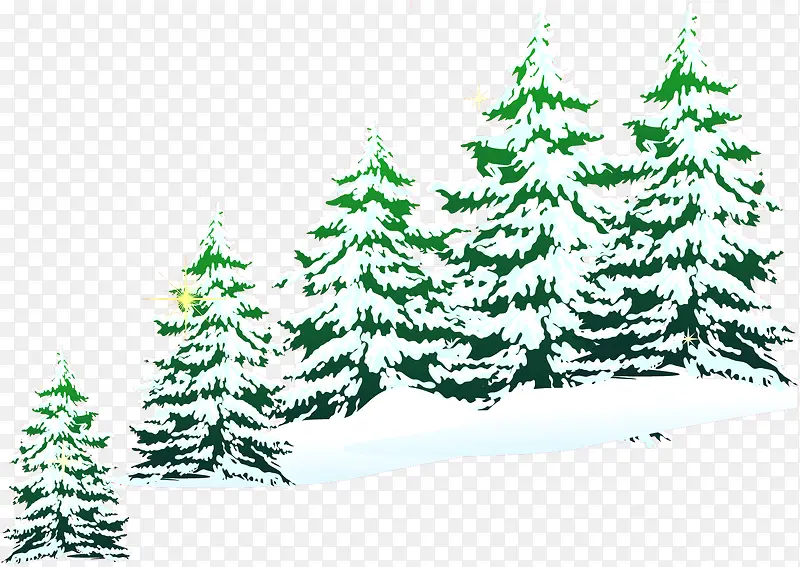 冬季恋歌圣诞树图片