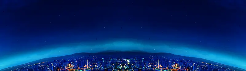 蓝色夜空淘宝海报背景