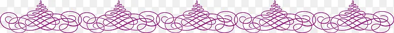 紫色曲线分割线