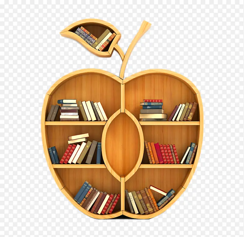 创意苹果书架