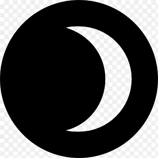 新月圆天气界面符号图标
