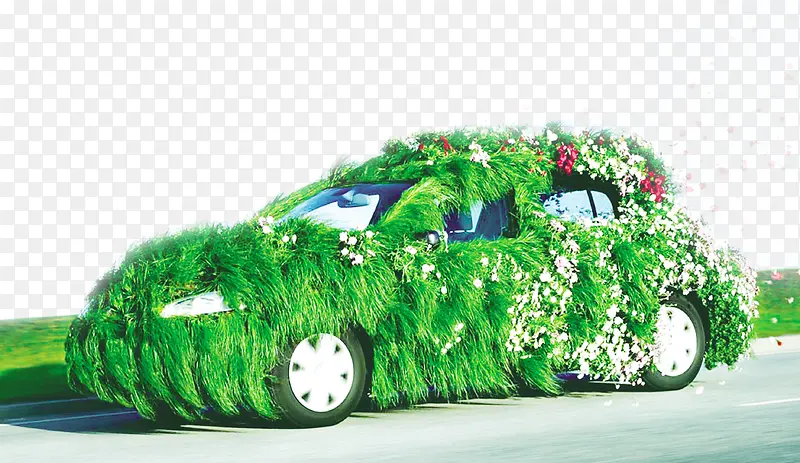 绿色环保创意汽车