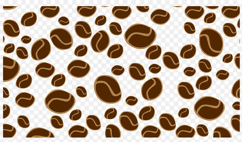矢量咖啡豆背景底纹