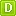 绿色的大写字母D icon