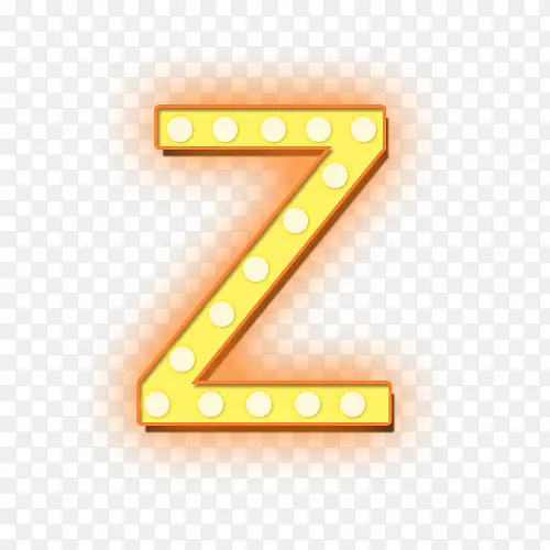 发光的字母Z