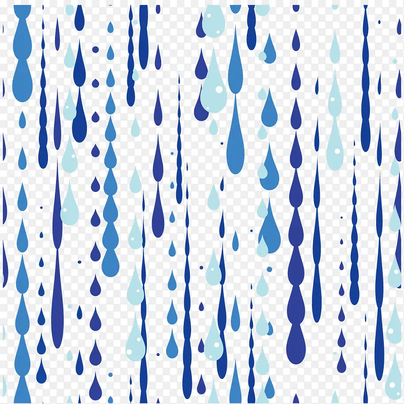 蓝色水滴状背景矢量