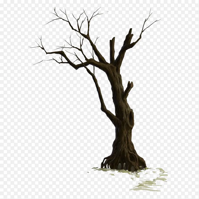 游戏中的立体枯树