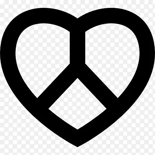 爱与和平的象征图标