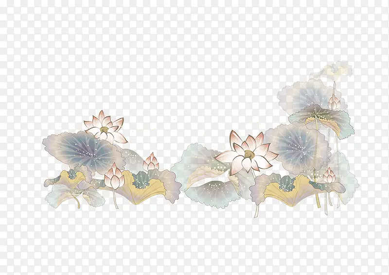 水墨荷花塘