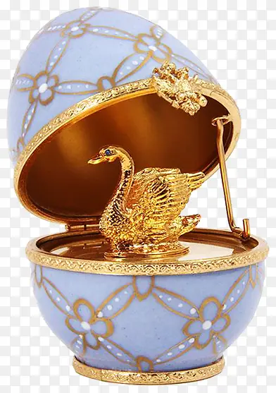 外国珠宝素材免抠黄金天鹅
