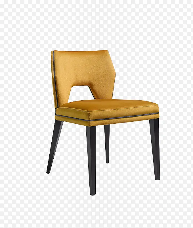 米黄色装饰休息椅子
