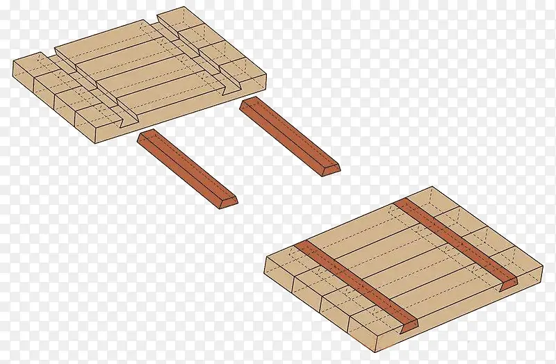 木质家具卯榫结构图