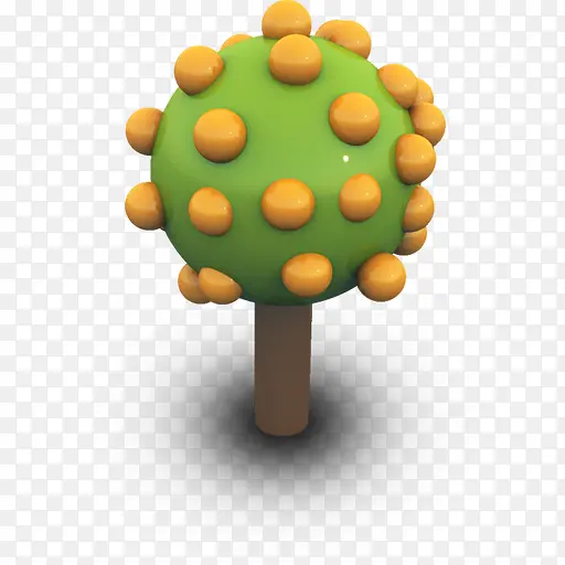 3D橙树模型
