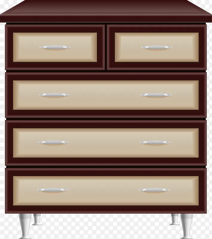 褐色实木柜子家具