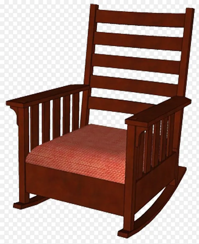 木质沙发靠背摇摇椅