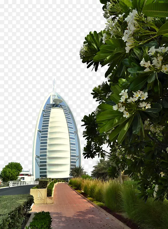 迪拜帆船酒店景色
