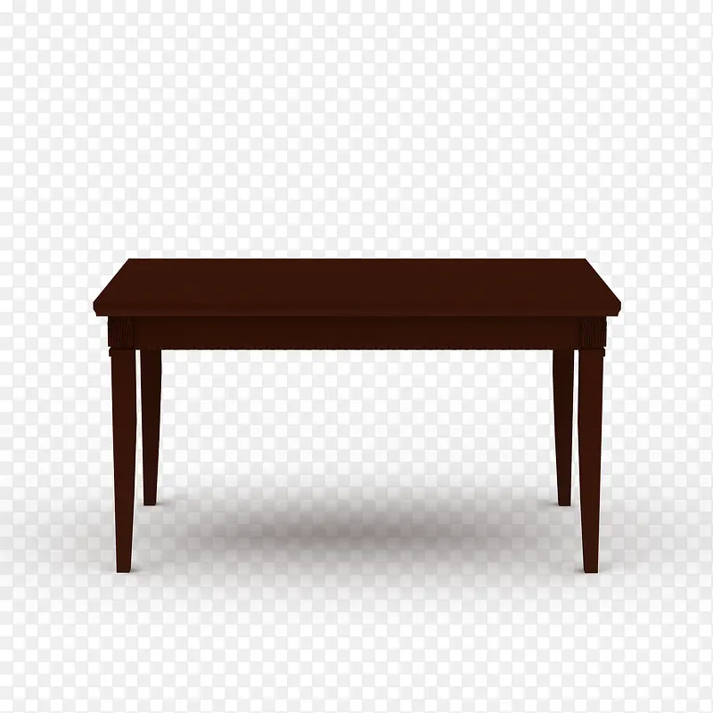 棕色家用学生桌子