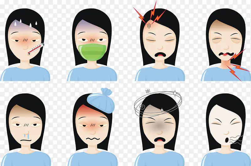 女性感冒发烧症状