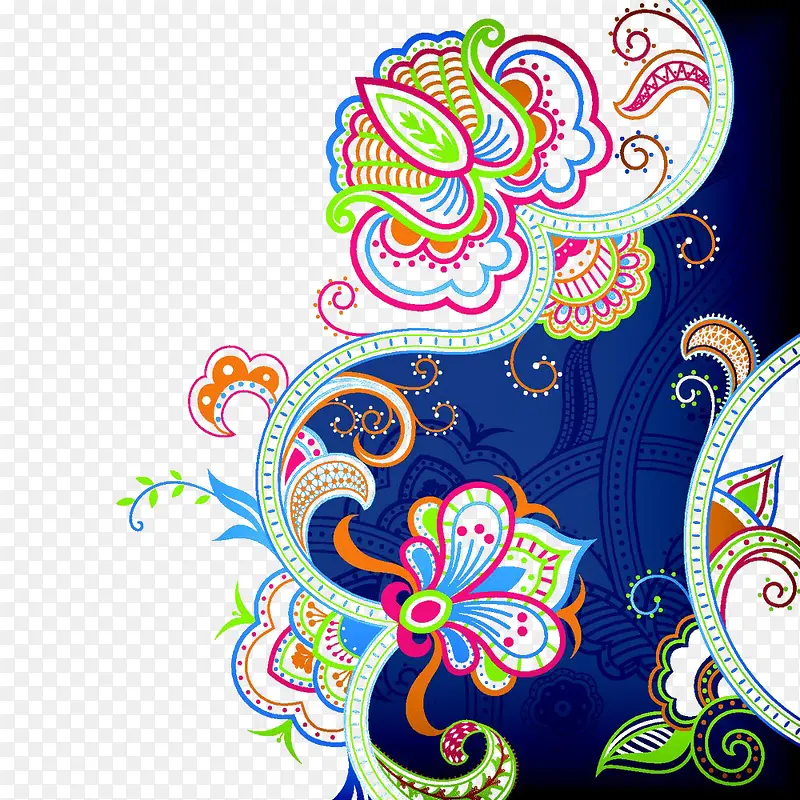 手绘花纹PNG图片素材下载_图片编号qxjlonvg-免抠素材网
