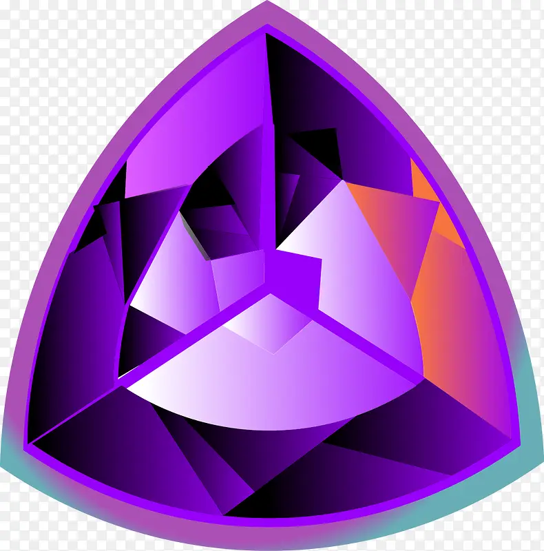 紫色钻石图